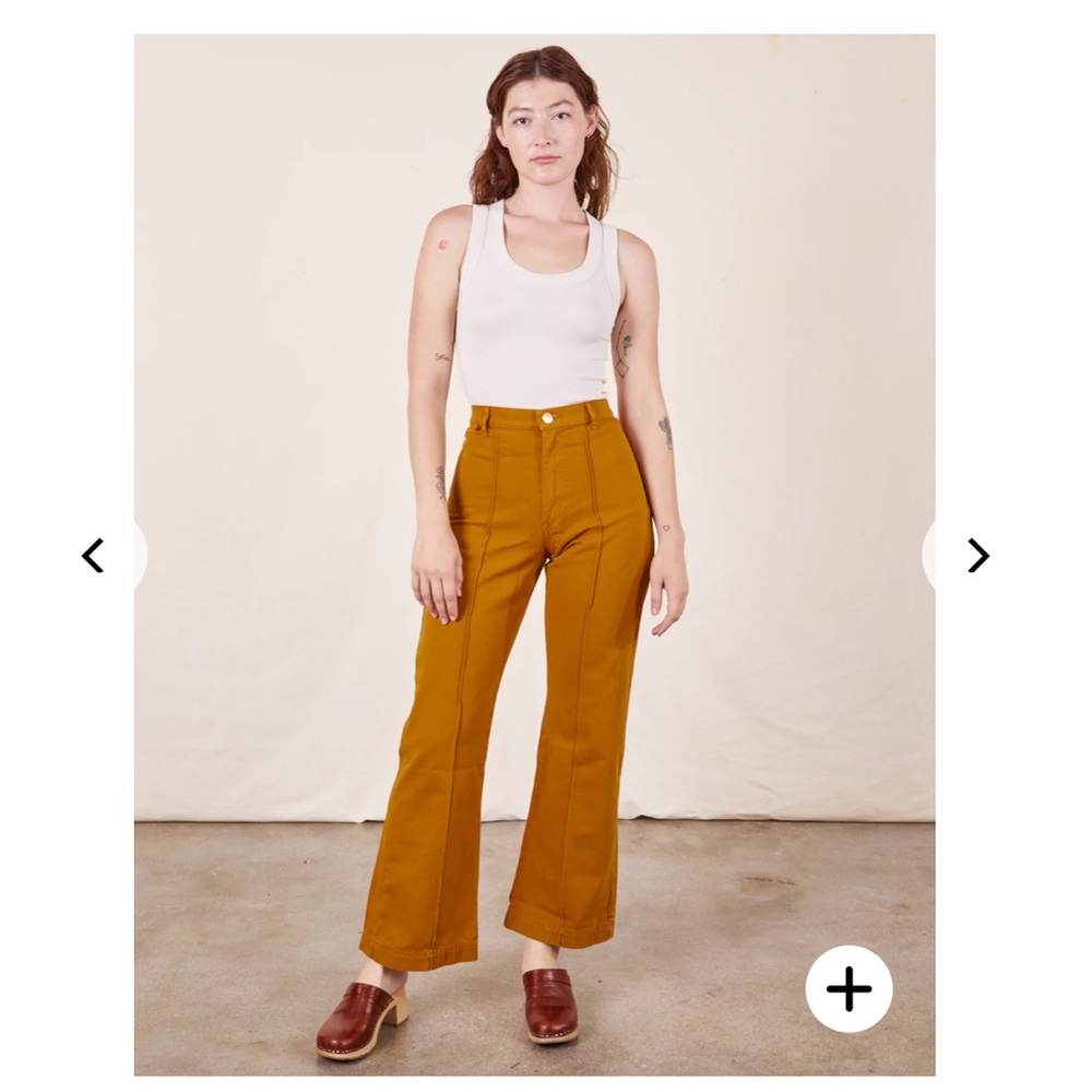 Big Bud Press Western Pants, Spicy Mustard